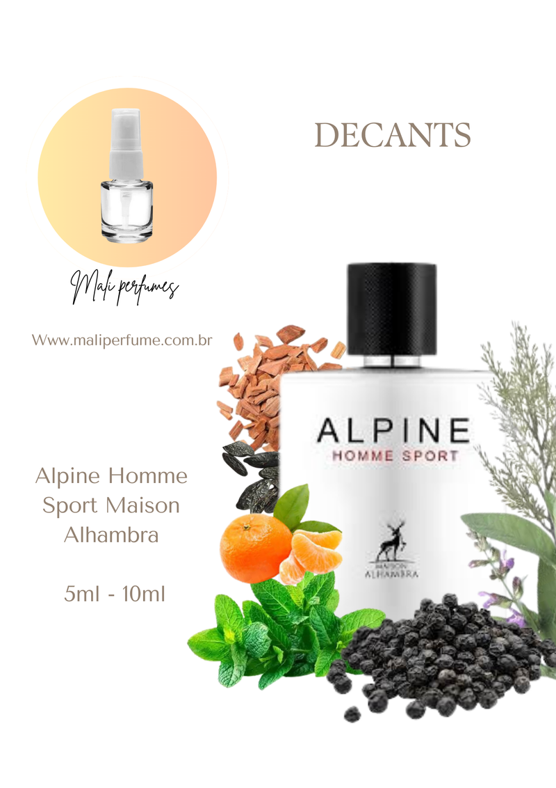 Alpine Homme Sport Maison Alhambra Masculino- DECANT 5ml- 10ml