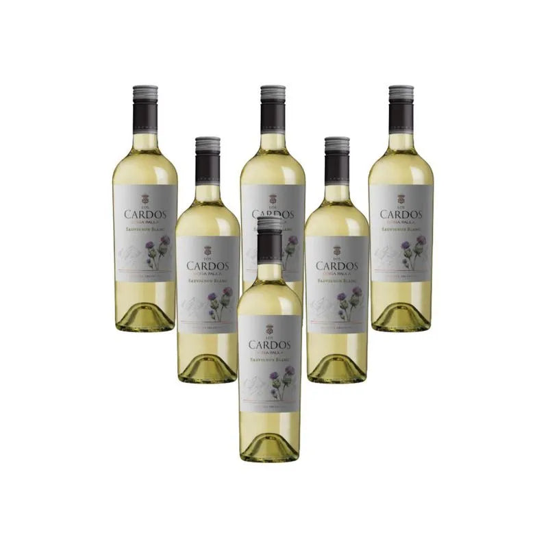 Caixa c/ 6 Vinho Dona Paula Los Cardos Sauvignon Blanc Branco 750ml - Argentino