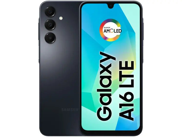 Celular Smartphone Samsung Galaxy A16 128GB Preto 4GB RAM 6,7" FHD+ Câmera Tripla de até 50MP + Selfie 13MP Bateria 5000mAh