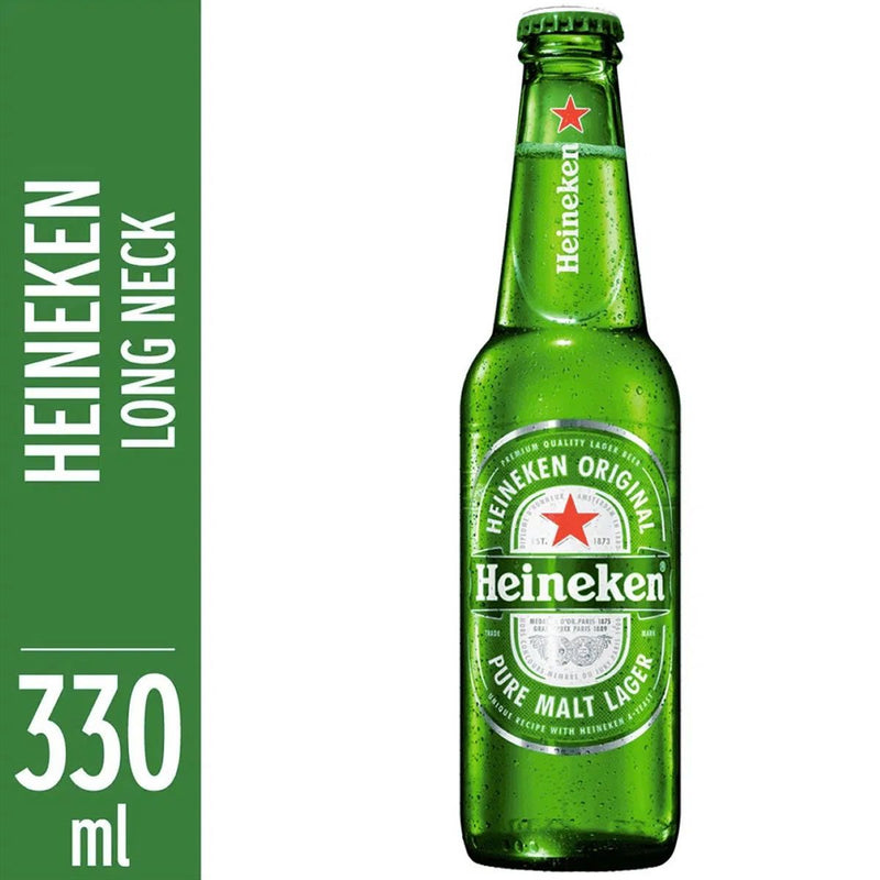 Cerveja Heineken Long Neck 330ml Pack Com 24 Unidades