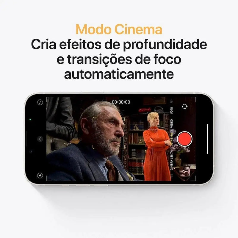 Apple iPhone 13 - 128 GB - Starlight (Estelar) (Branco)  iOS 5G 6,1”