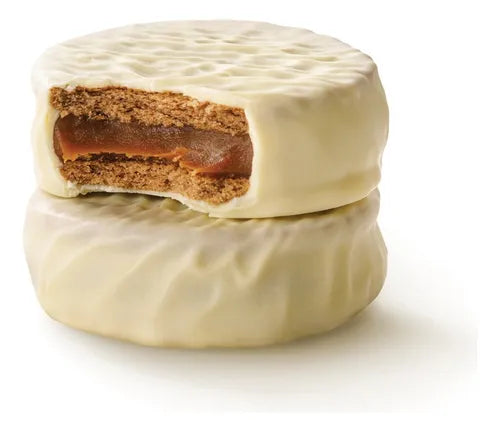 Alfajor Cachafaz Chocolate Branco - Caixa 6un - Argentino