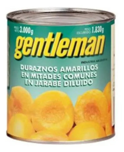 Pêssego em Calda Gentleman 3kg – Argentino