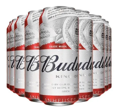 Budweiser Latão 473ml – Pack de 24 unidades
