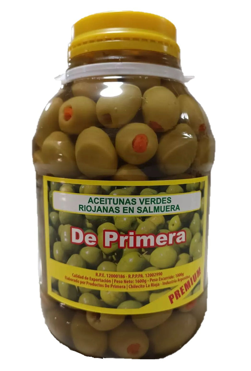 Azeitonas Recheada De Primera - Tipo Premium 1,6kg - Argentina