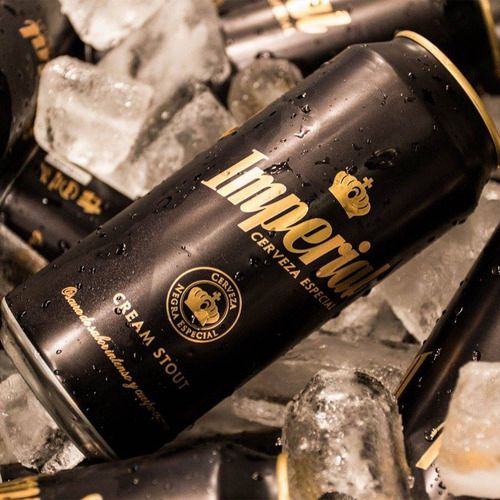 Cerveja Imperial Negra Latão 473ml - Pack 12un