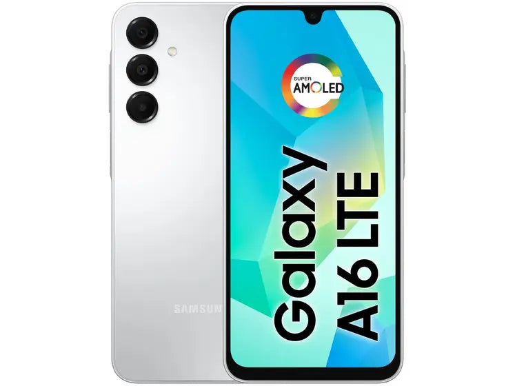 Celular Smartphone Samsung Galaxy A16 128GB 5G Cinza (prata) 6GB RAM 6,7" FHD+ Câmera Tripla de até 50MP + Selfie 13MP Bateria 5000mAh