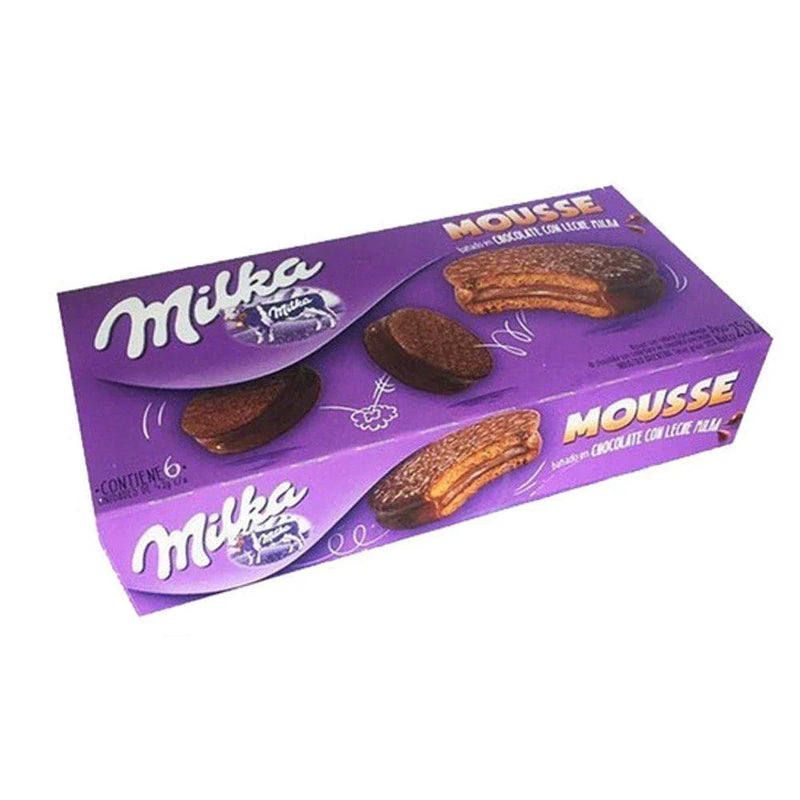 Alfajor Milka Mousse Argentino - Caixa c/ 06un