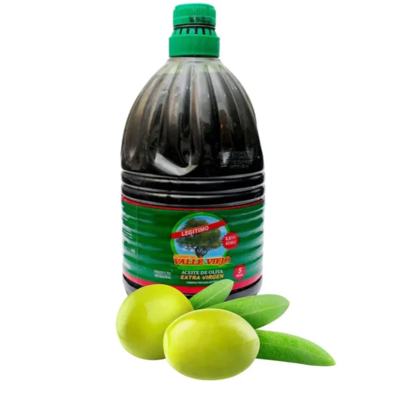 Azeite de Oliva Argentino - Valle Viejo 5L - LEGÍTIMO - TAMPA VERDE