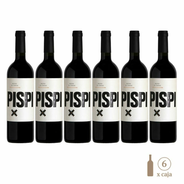 Caixa c/ 6 Vinhos Pispi  750ml