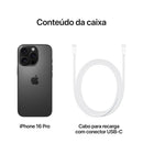 Apple iPhone 16 Pro Max 256GB Titânio Preto 6,3" 48MP iOS 5G