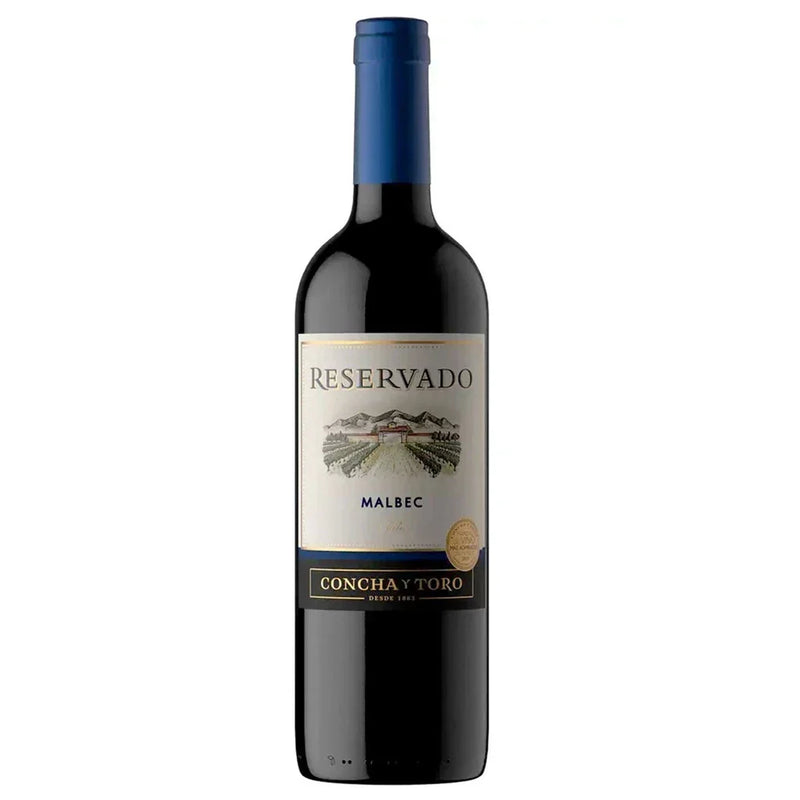 Caixa c/ 6 Vinhos Concha Y Toro Reservado Malbec 750ML - Caixa c/ 6un